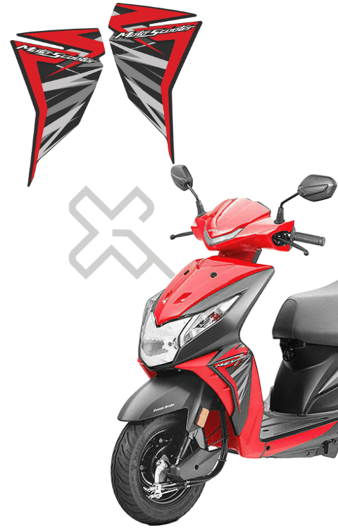 Honda Dio Side Panel Sticker | Honda Dio Side Panel Graphics